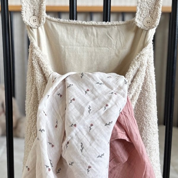 Opbergzak – Boxzak – Teddy stof – XL variant - Beige