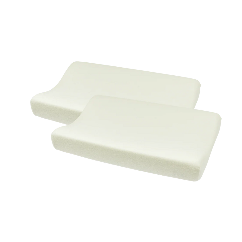 Aankleedkussenhoes Badstof - Offwhite 2-pack