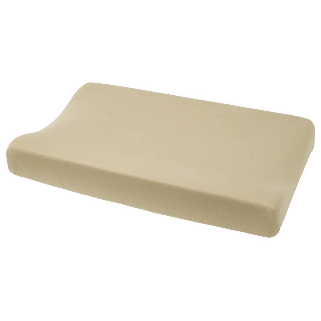 Aankleedkussenhoes Basic Jersey - Sand - 2-Pack