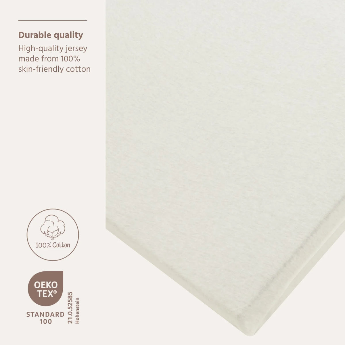 Campingbed matrashoes Offwhite