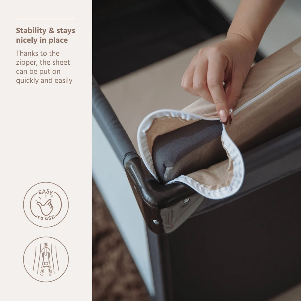 Campingbed matrashoes Sand