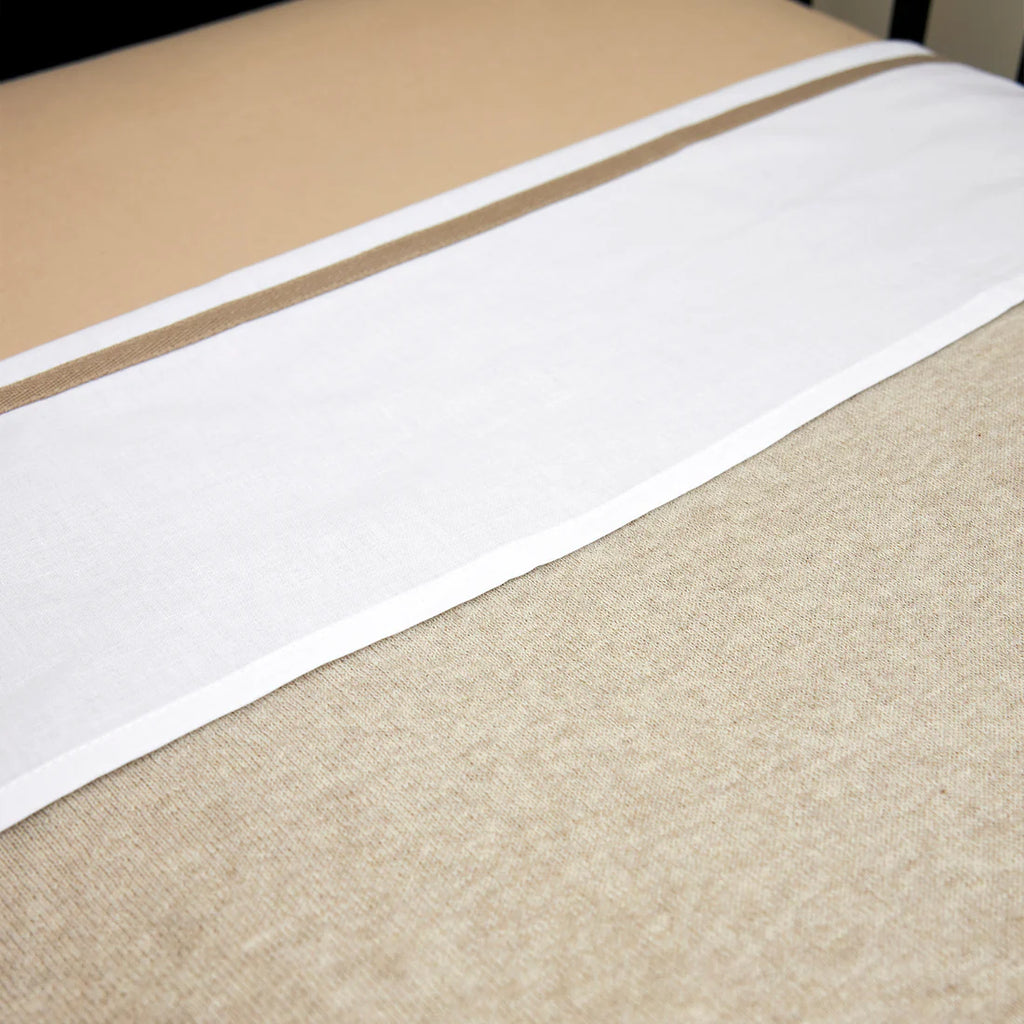 Deken Knit Basic - Sand Melange 75x100 cm