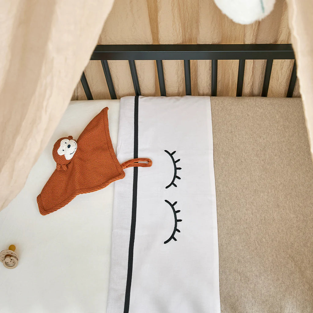 Deken Knit Basic - Sand Melange 75x100 cm