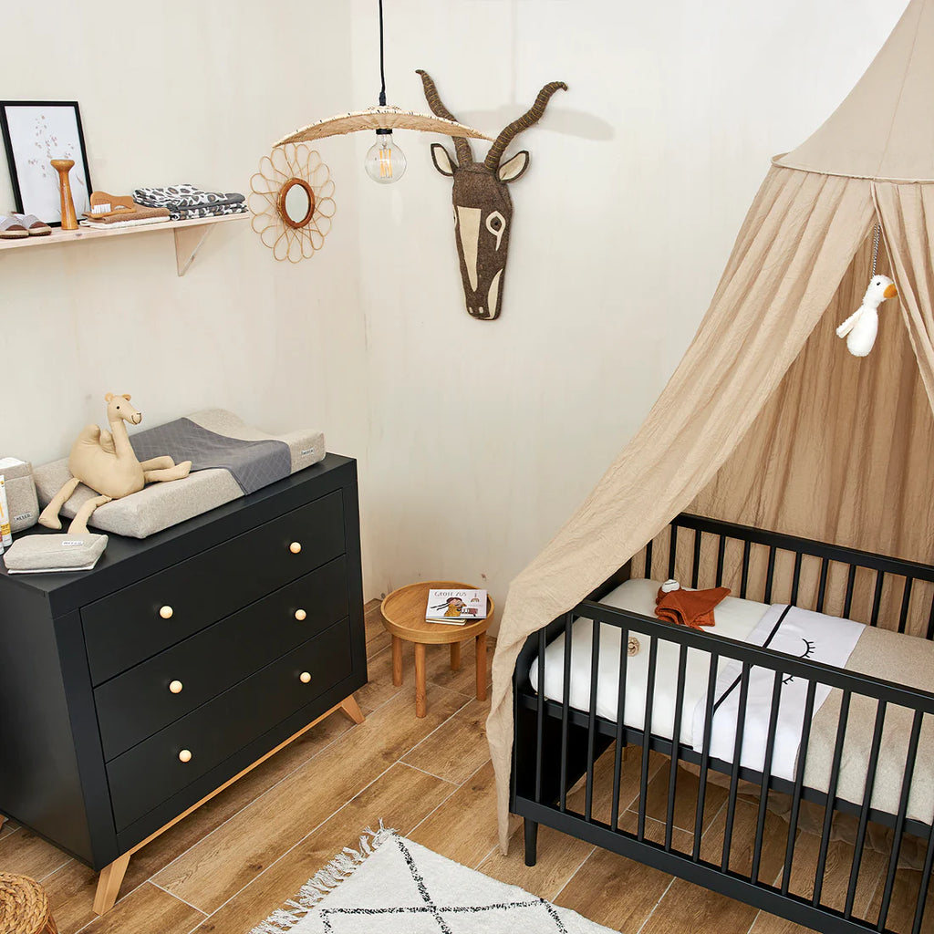 Deken Knit Basic - Sand Melange 75x100 cm