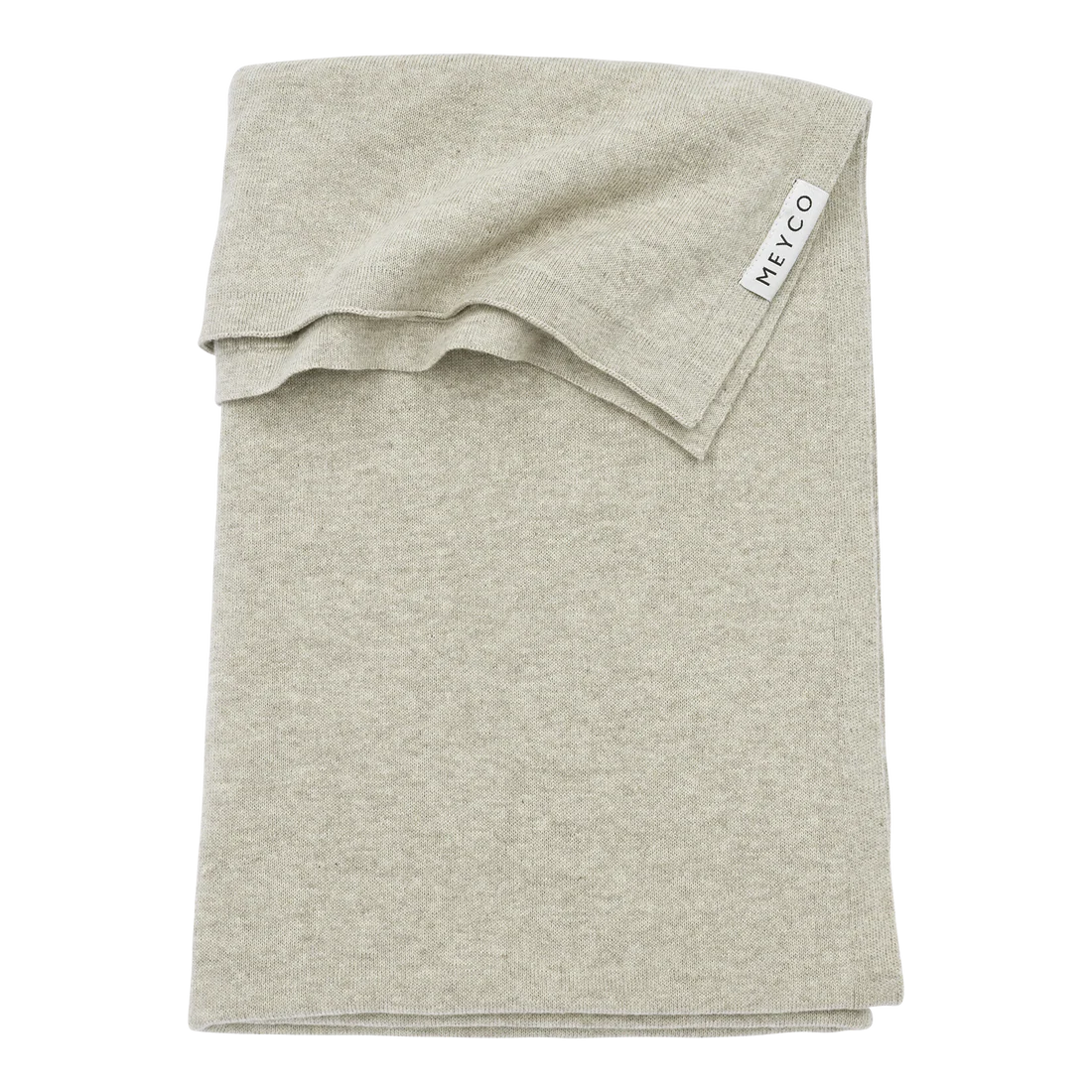 Deken Knit Basic - Sand Melange 75x100 cm