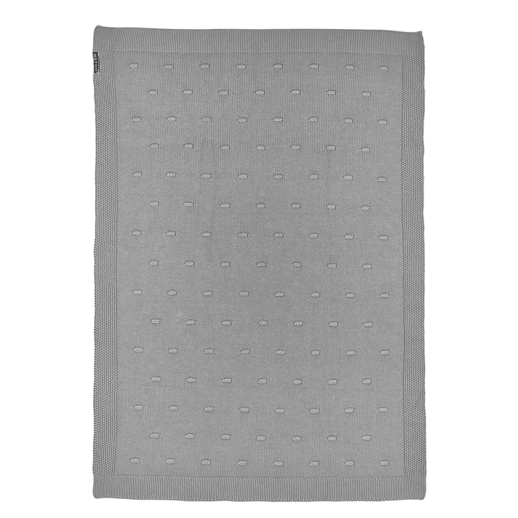 Deken Knots - Grey 75x100cm