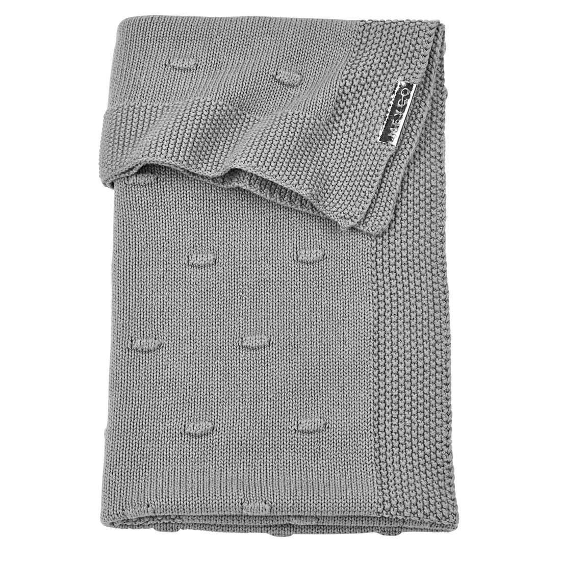 Deken Knots - Grey 75x100cm