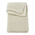 Deken Knots teddy Soft sand 75x100cm
