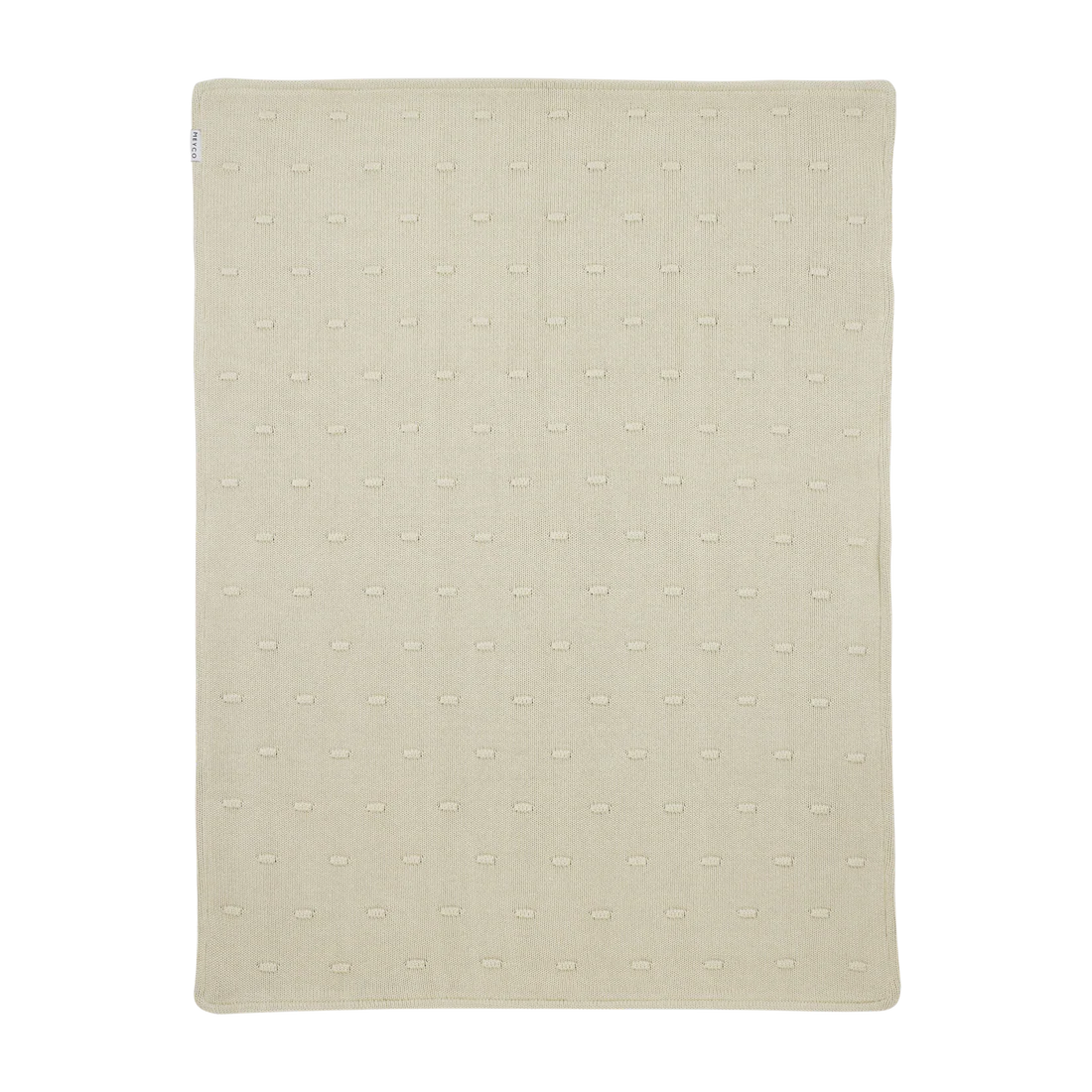 Deken Knots teddy Soft sand 75x100cm