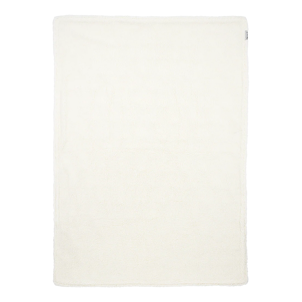 Deken Knots Teddy - Offwhite 75x100cm