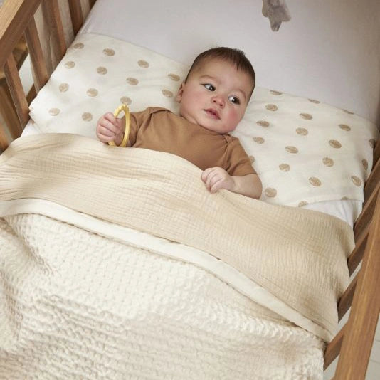 Laken Pre-Washed Hydrofiel - Zacht zand 75x100cm