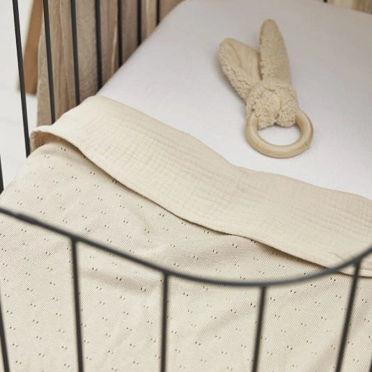 Laken Pre-Washed Hydrofiel - Zacht zand 75x100cm