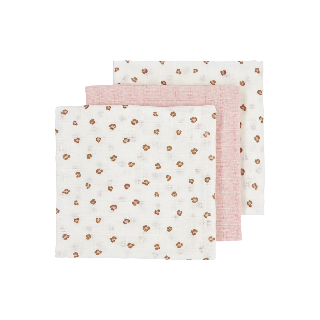Hydrofiele Doeken - Mini Panther Soft Pink 70x70cm 3-Pack