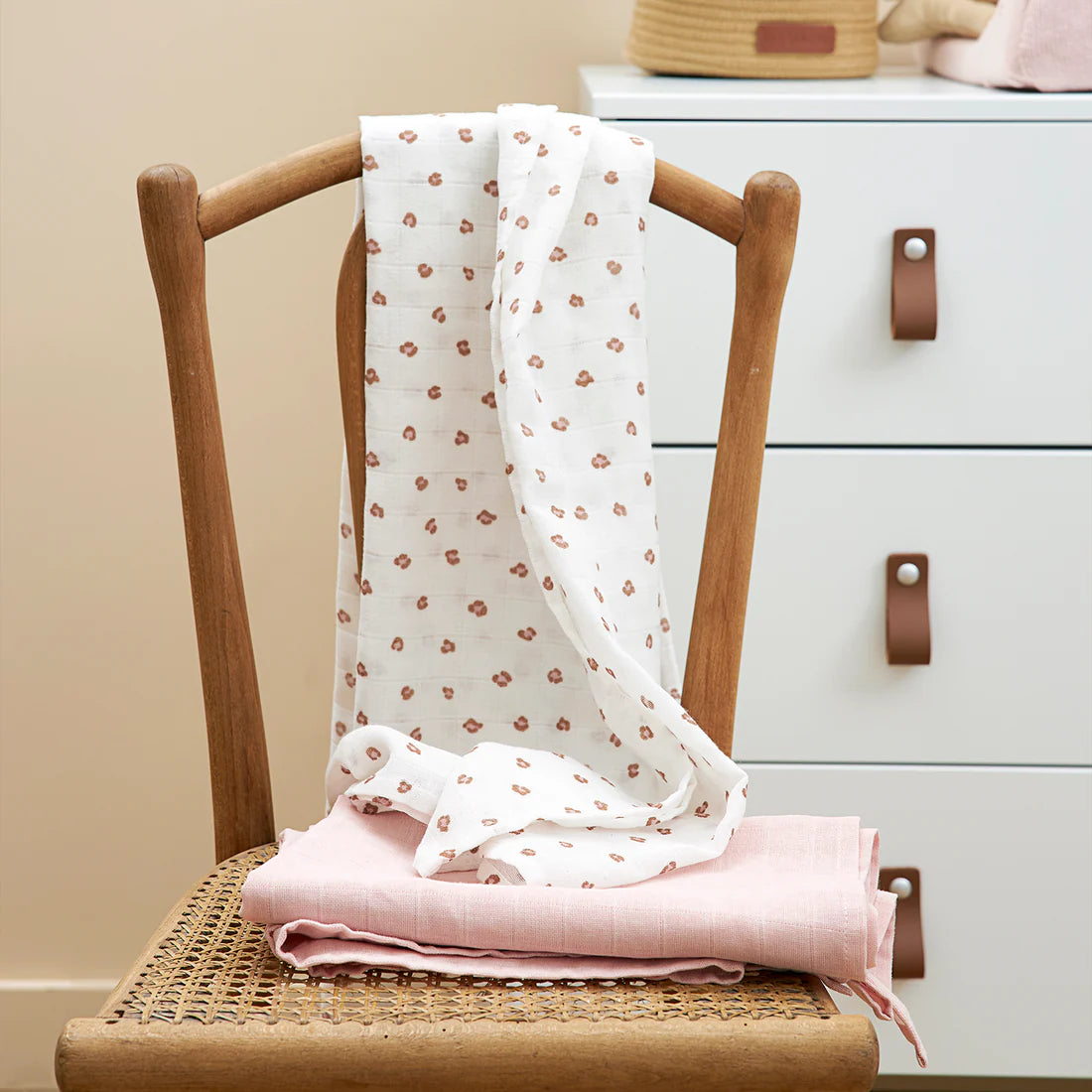 Hydrofiele Doeken - Mini Panther Soft Pink 70x70cm 3-Pack