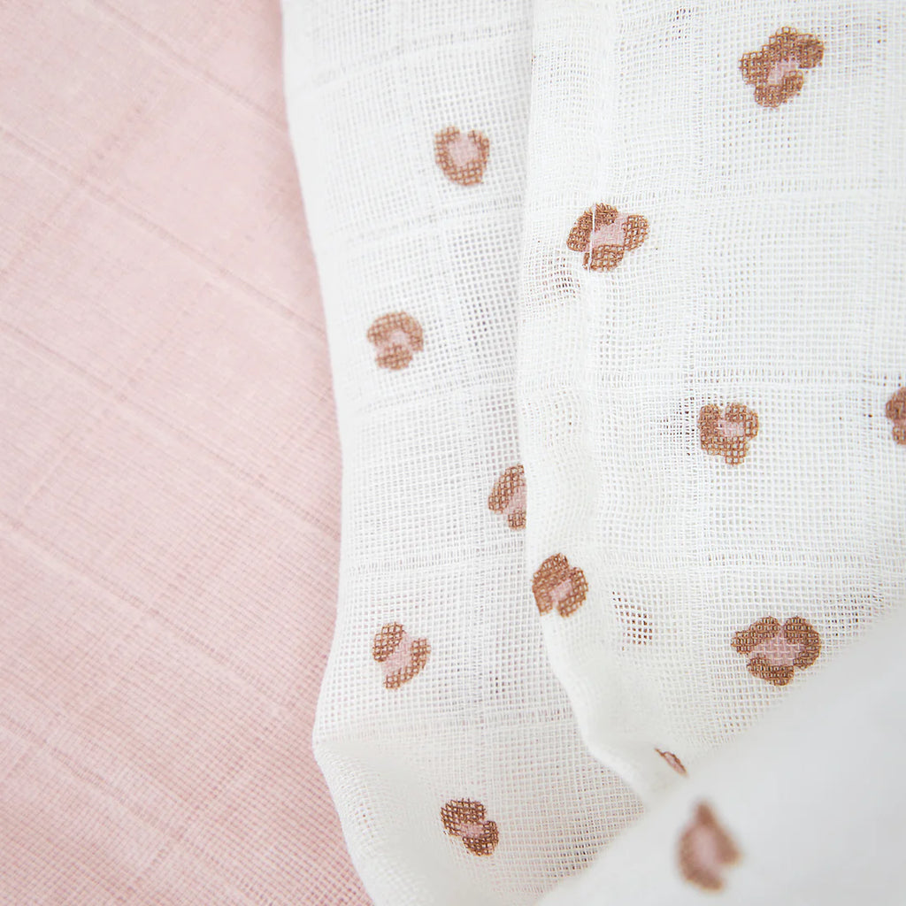 Hydrofiele Doeken - Mini Panther Soft Pink - Starterset 9-Pack