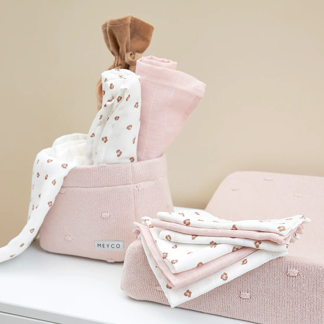 Hydrofiele Doeken - Mini Panther Soft Pink - Starterset 9-Pack