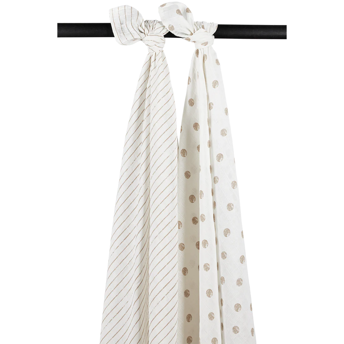 Hydrofiele Doeken - Dot Stripe Sand- Starterset 9-Pack