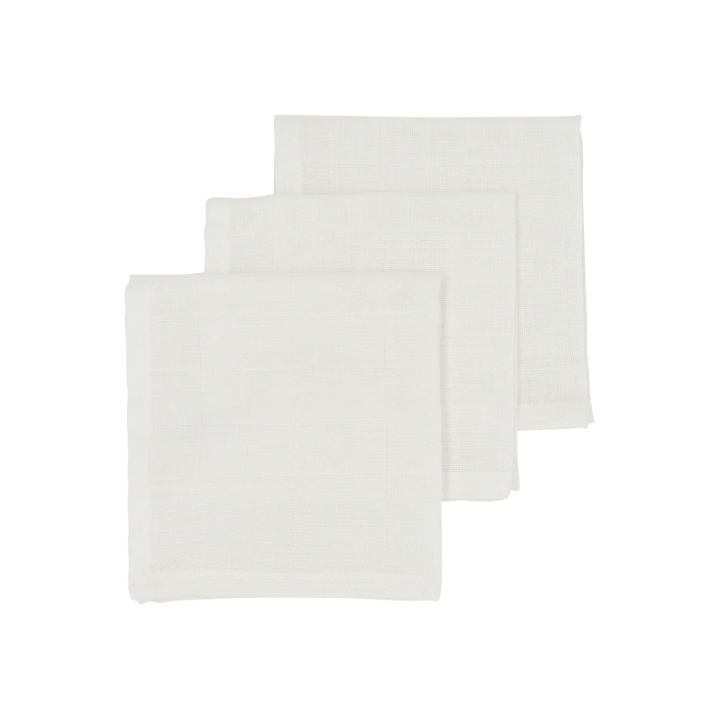 Hydrofiele Doeken - Offwhite 30x30cm 3-Pack
