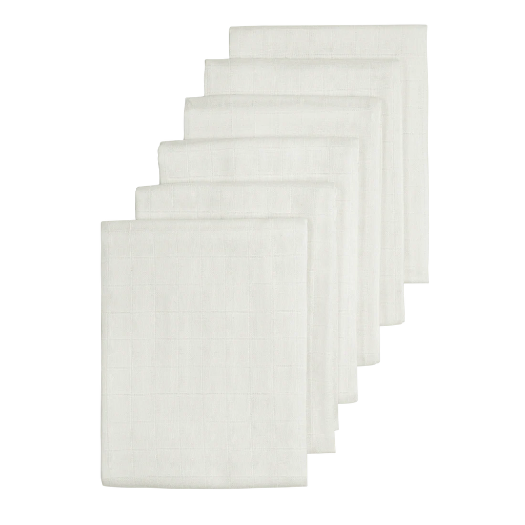 Hydrofiele Doeken - Offwhite 70x70cm - 6-Pack