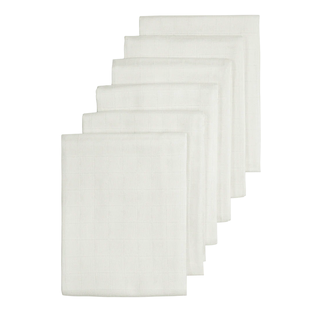 Hydrofiele Doeken - Offwhite 70x70cm - 6-Pack
