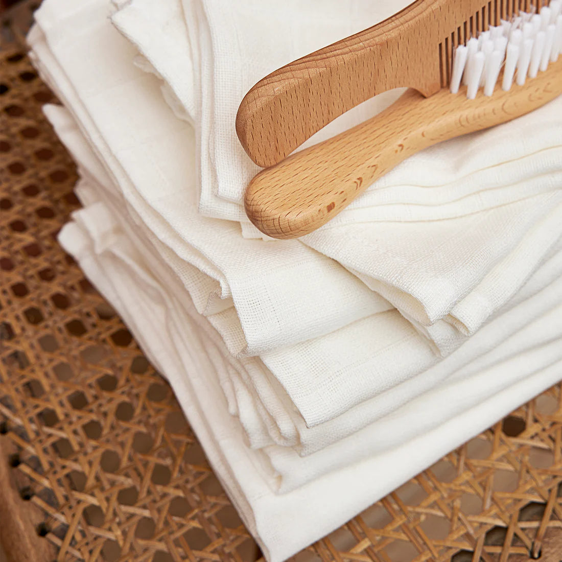 Hydrofiele Doeken - Offwhite 120x120cm - 2-Pack