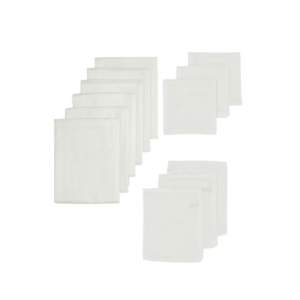 Hydrofiele Doeken - Offwhite - Starterset 12-pack