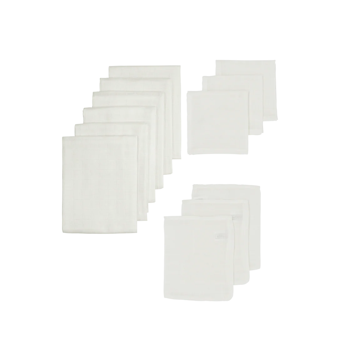 Hydrofiele Doeken - Offwhite - Starterset 12-pack