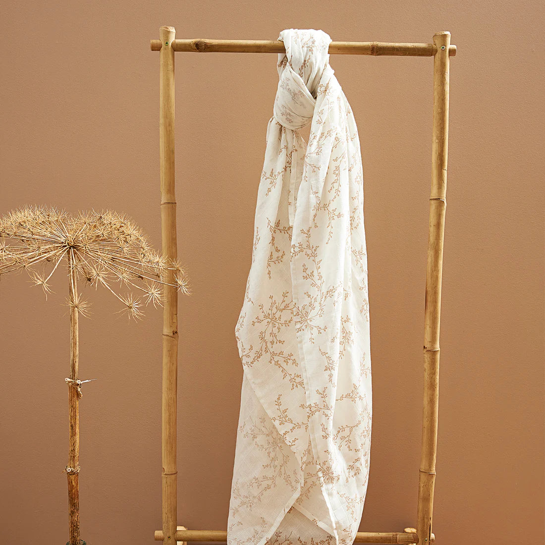 Hydrofiele Doeken - Branches Sand 120x120cm 2-Pack