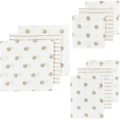 Hydrofiele Doeken - Dot Stripe Sand- Starterset 9-Pack