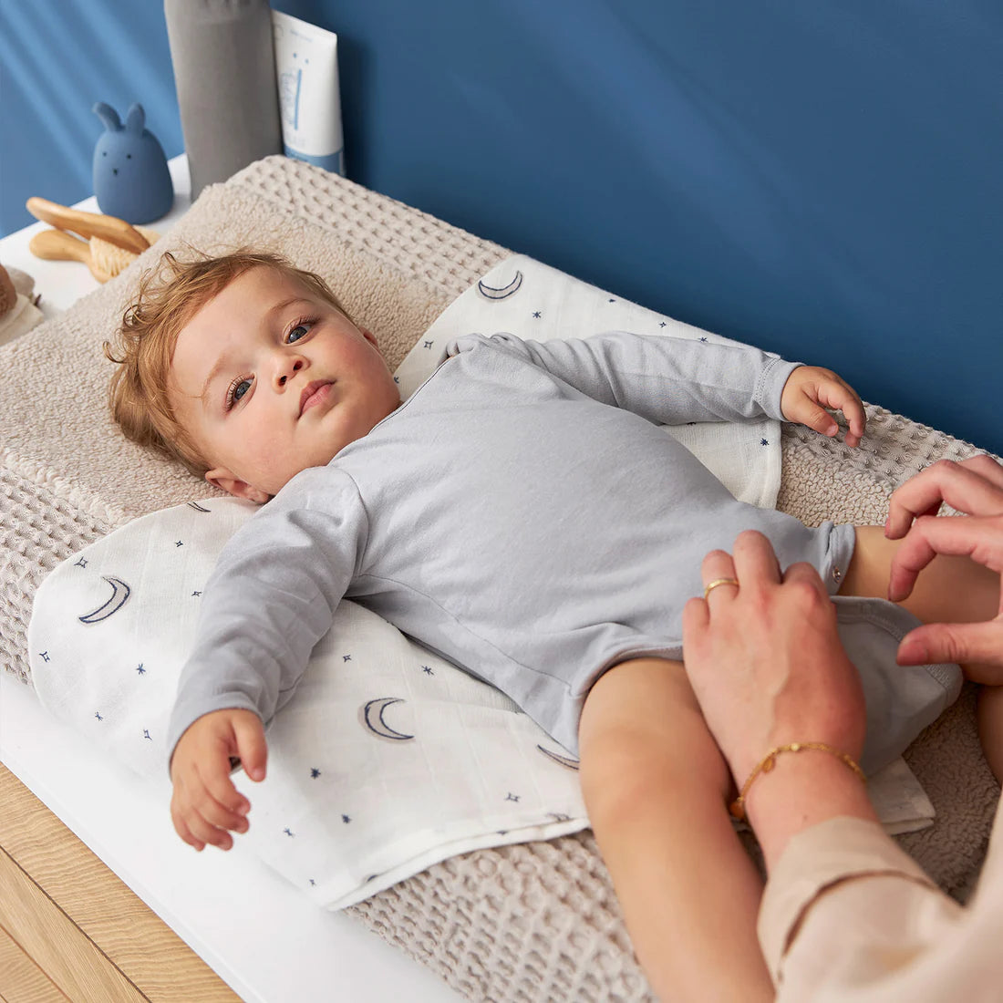 Hydrofiele Doeken -  Moon Indigo 70x70cm 3-Pack