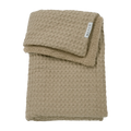 Deken Waffle Teddy - Taupe 100x150cm