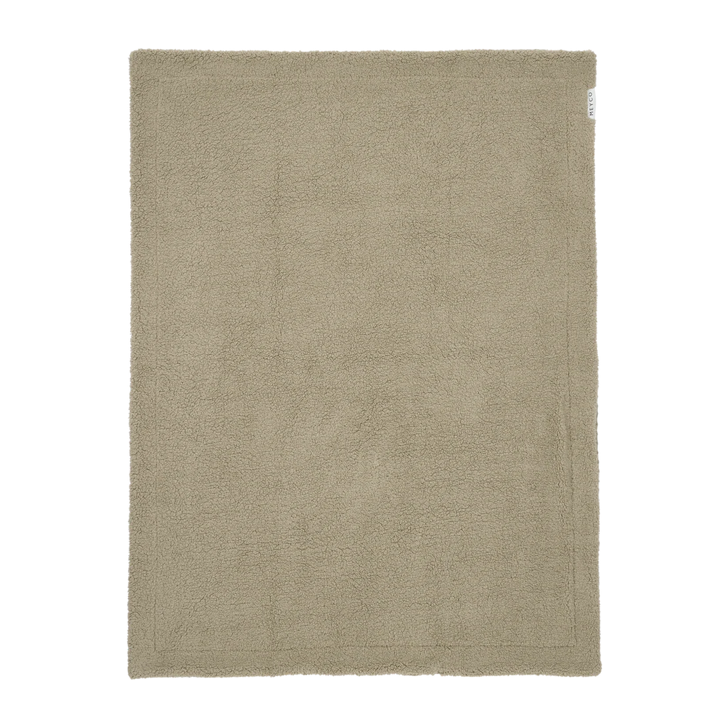 Deken Waffle Teddy - Taupe 100x150cm