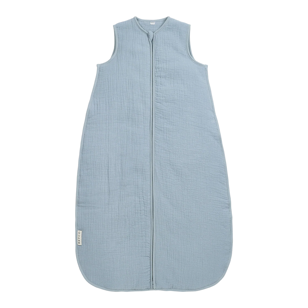 Slaapzak gevoerd pre-washed hydrofiel - Jeans Blue