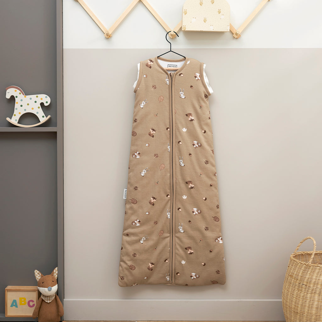 Slaapzak 4-seizoenen Forest Animals Sand - One Size