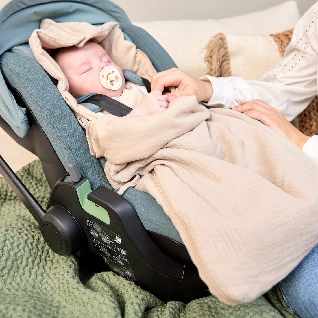 Voetenzak pre-washed hydrofiel - Sand