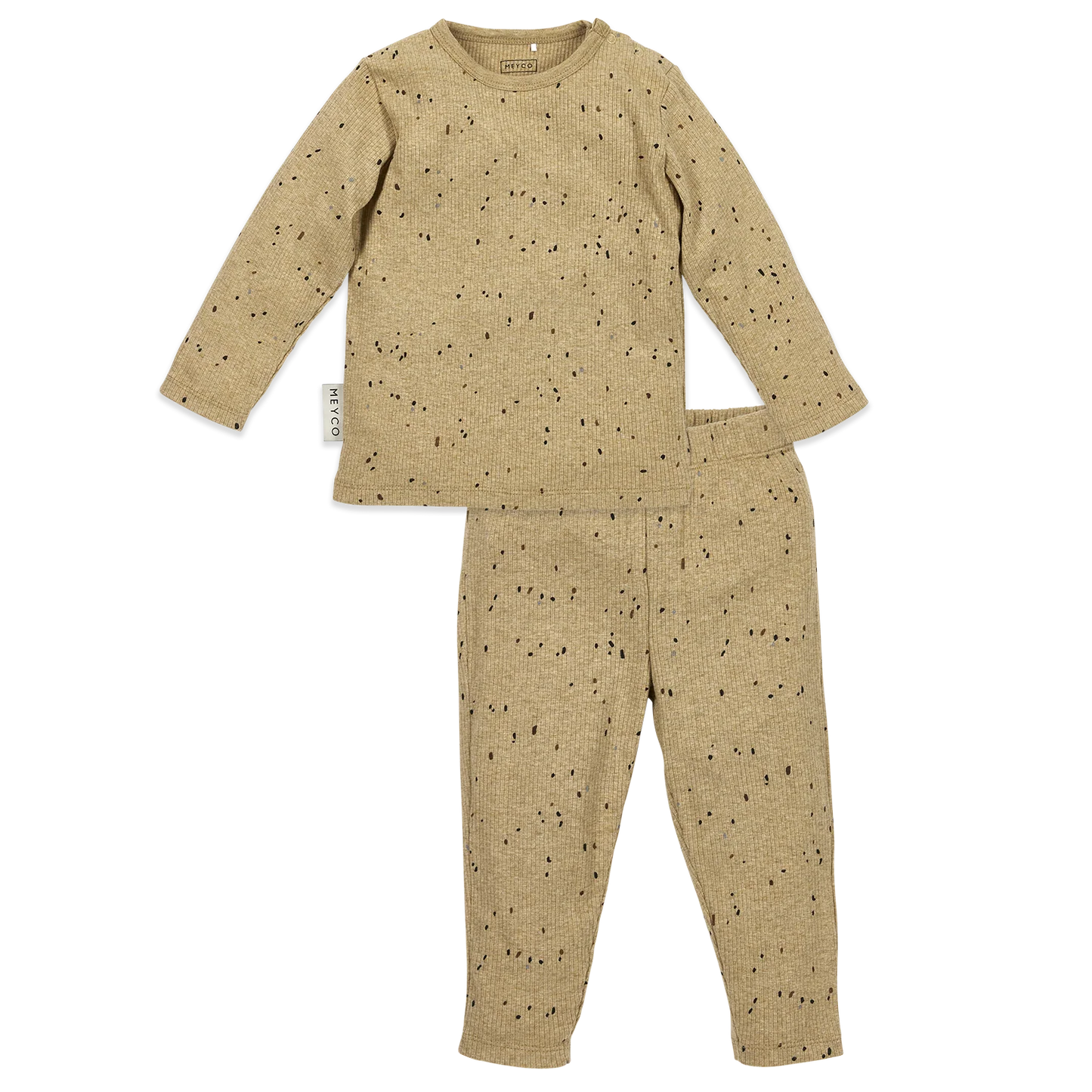 Baby pyjama Rib - Toffee