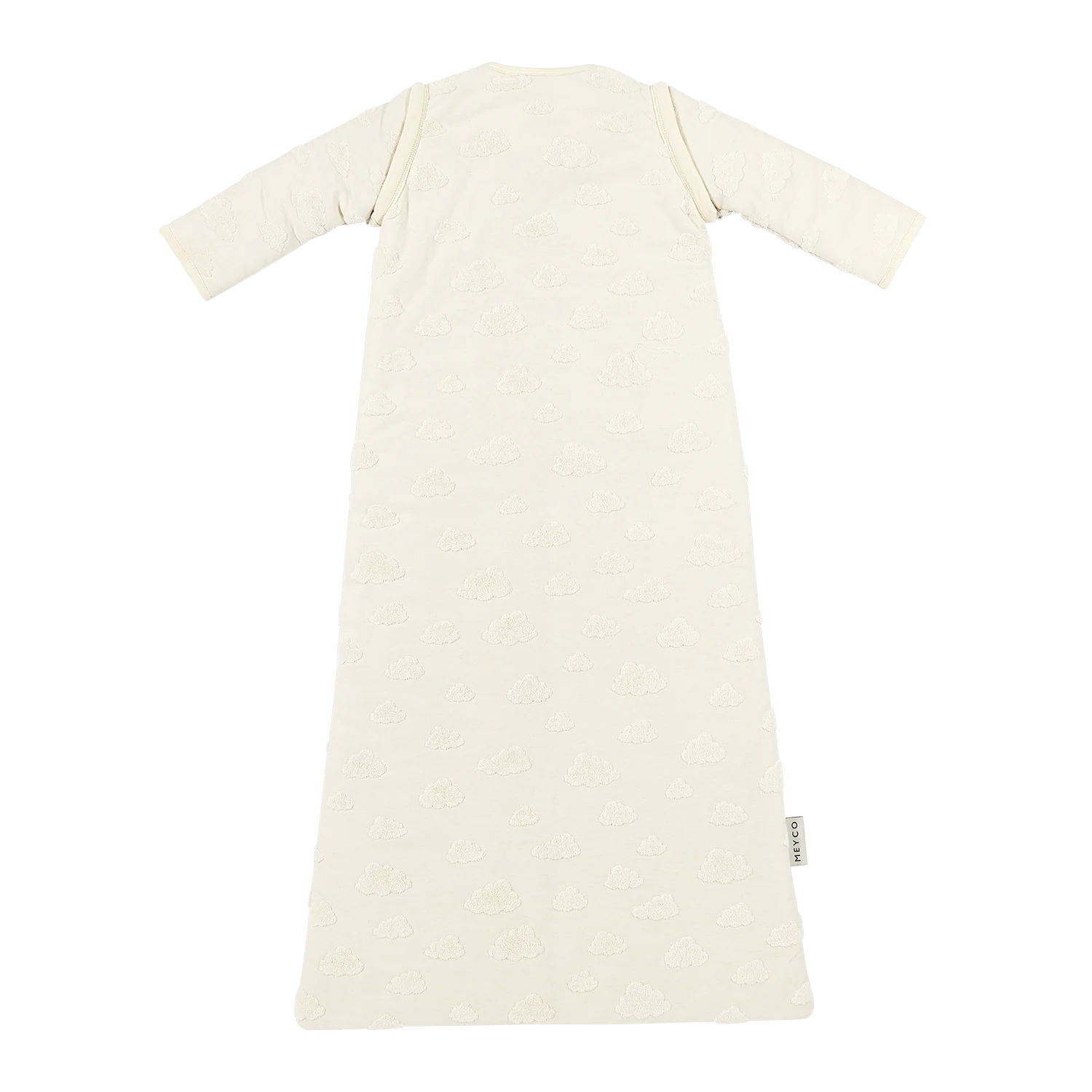 Studio slaapzak gevoerd afritsbare mouw jacquard badstof - Natural