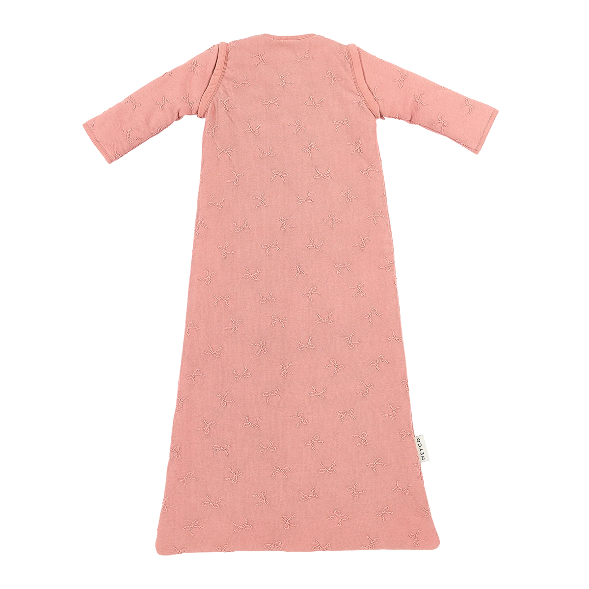 Studio slaapzak gevoerd afritsbare mouw jacquard Bow Rose