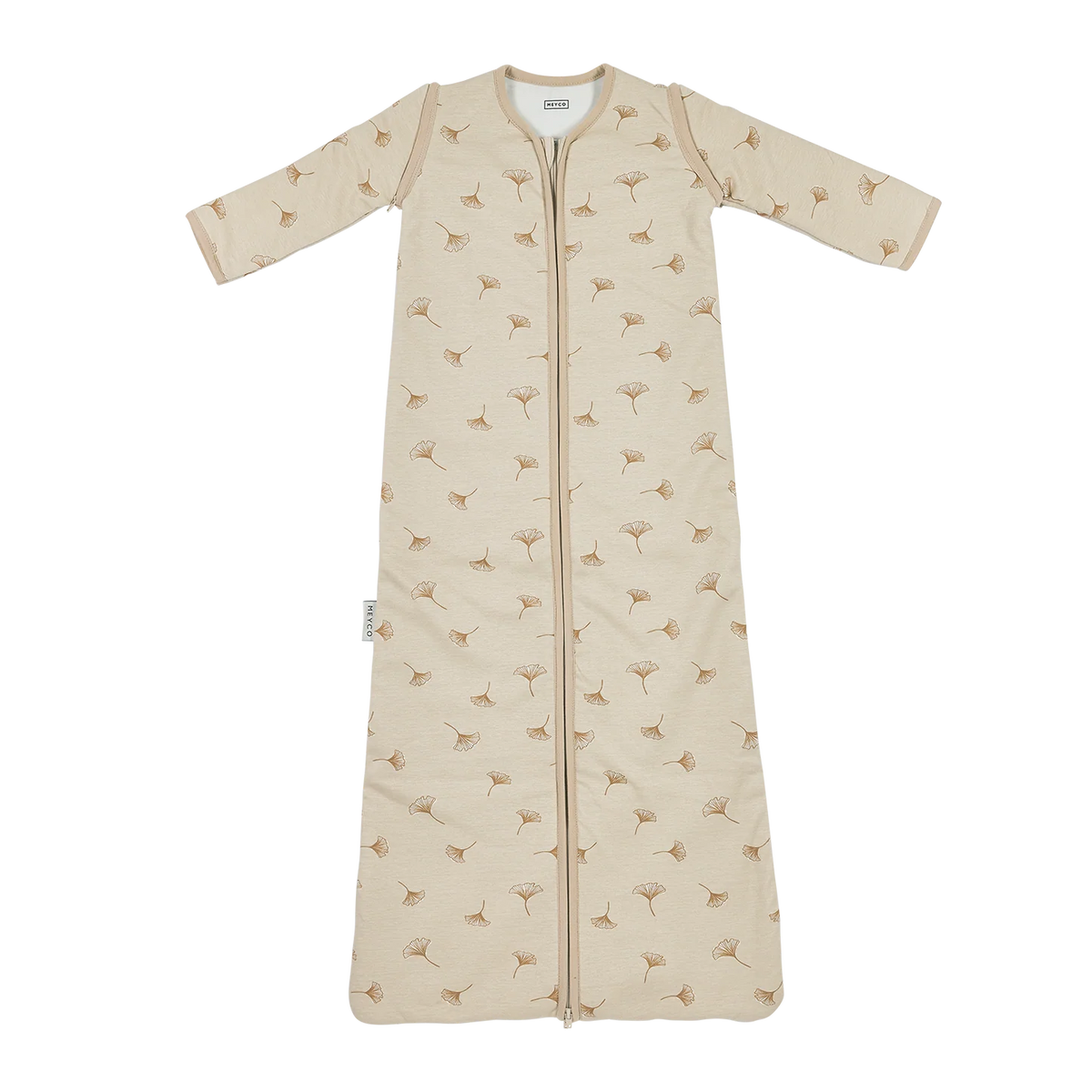 Studio slaapzak 4-seizoenen deluxe interlock jersey - Ginkgo Soft sand - One size