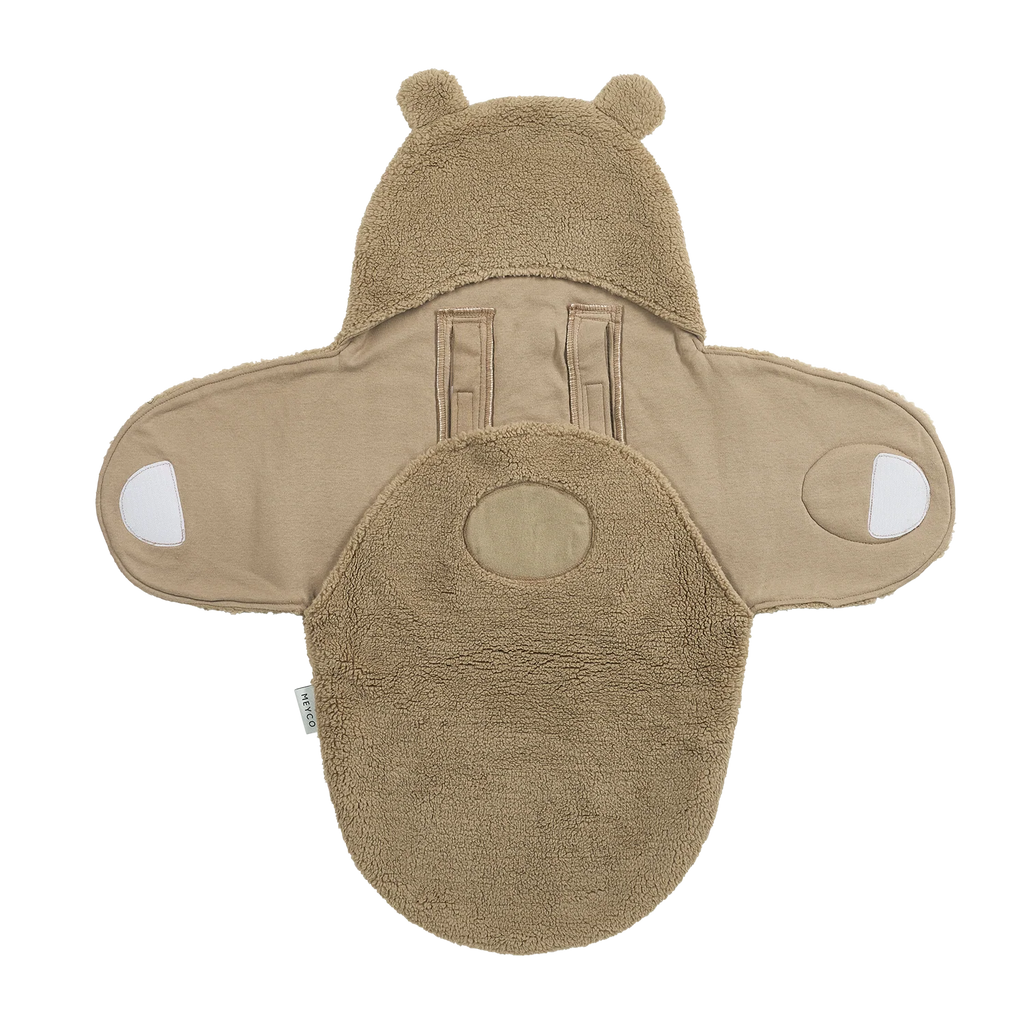 Wikkeldeken teddy - Warm Brown
