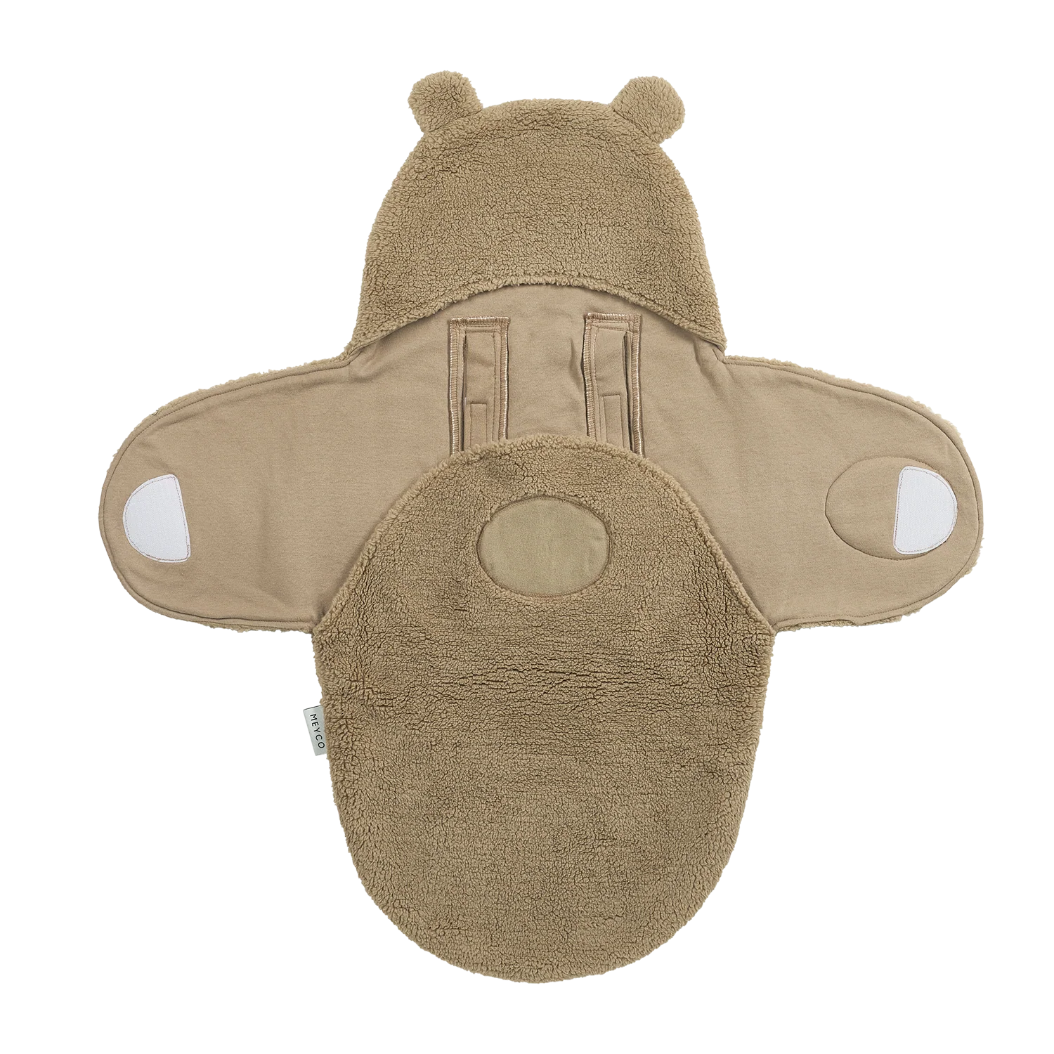 Wikkeldeken teddy - Warm Brown
