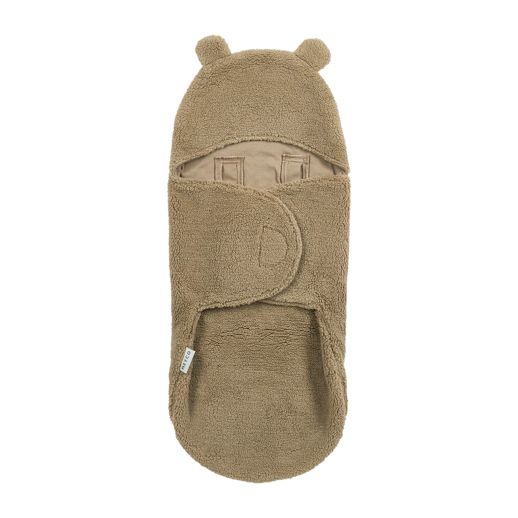 Wikkeldeken teddy - Warm Brown