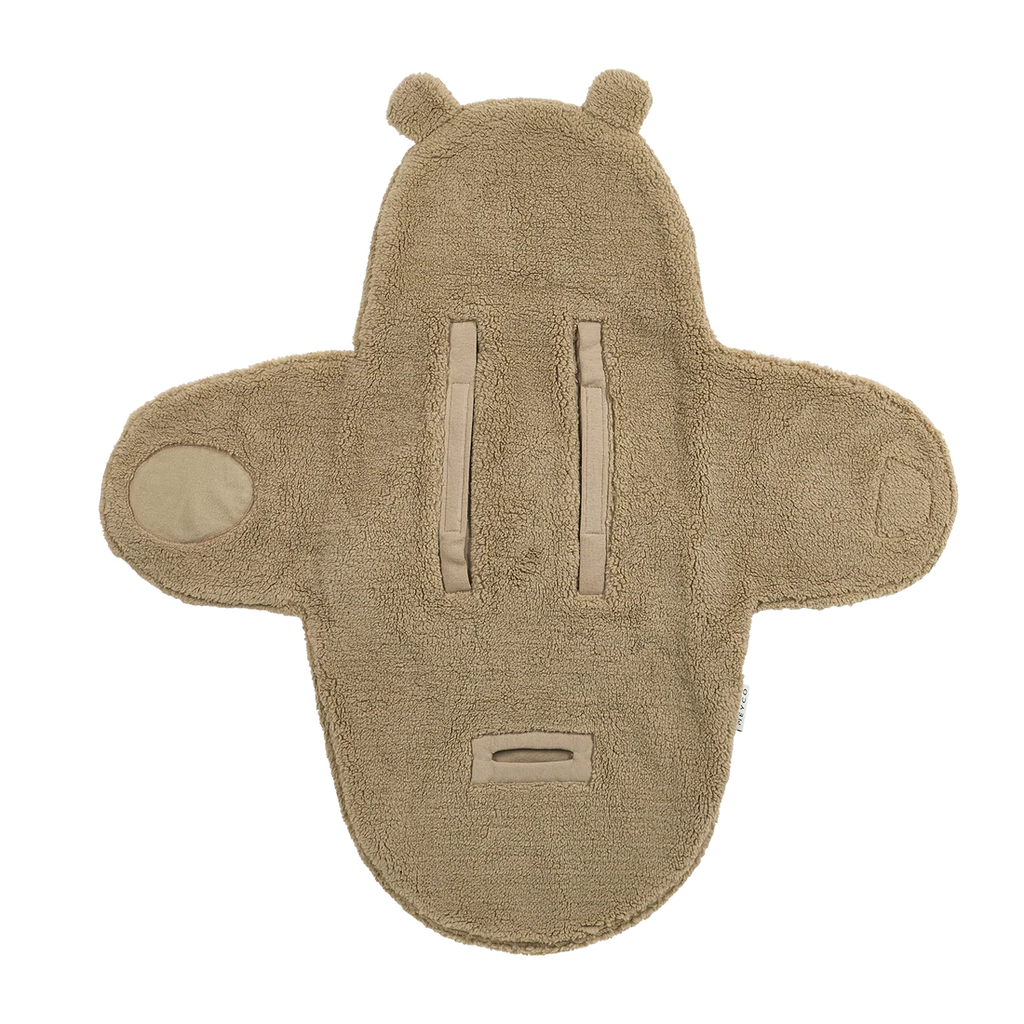 Wikkeldeken teddy - Warm Brown