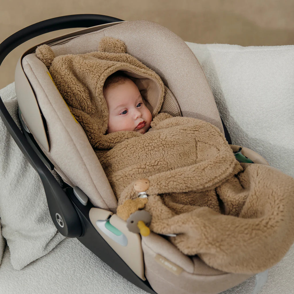 Wikkeldeken teddy - Warm Brown