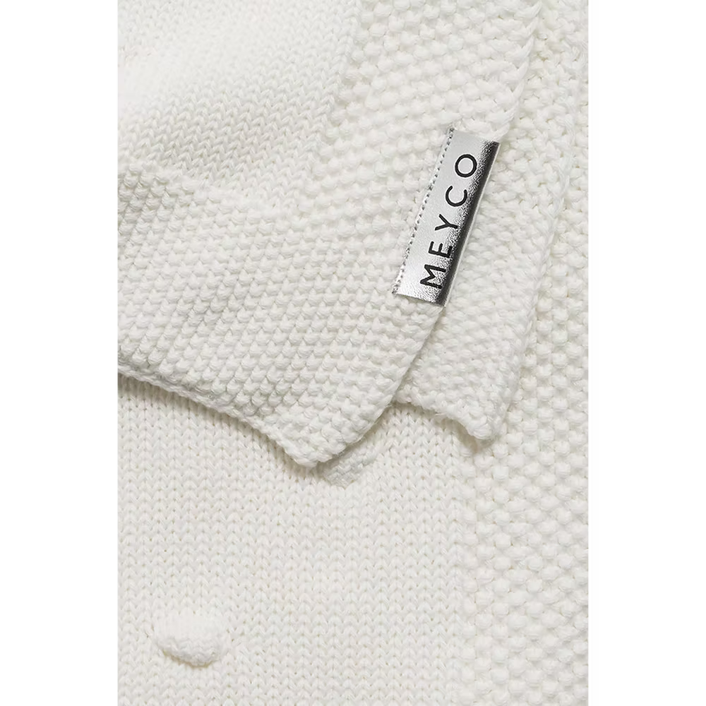 Deken Mini Knots - Offwhite 75x100cm