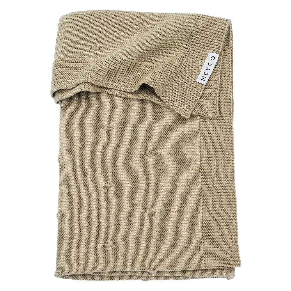 Deken Mini Knots - Sand 75x100cm