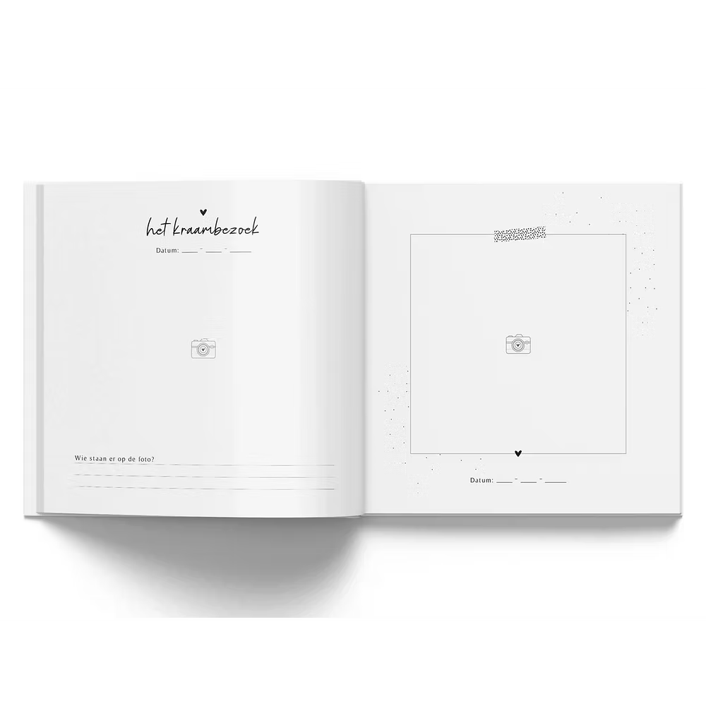 Mijn kraambezoekboek - Linnen Taupe