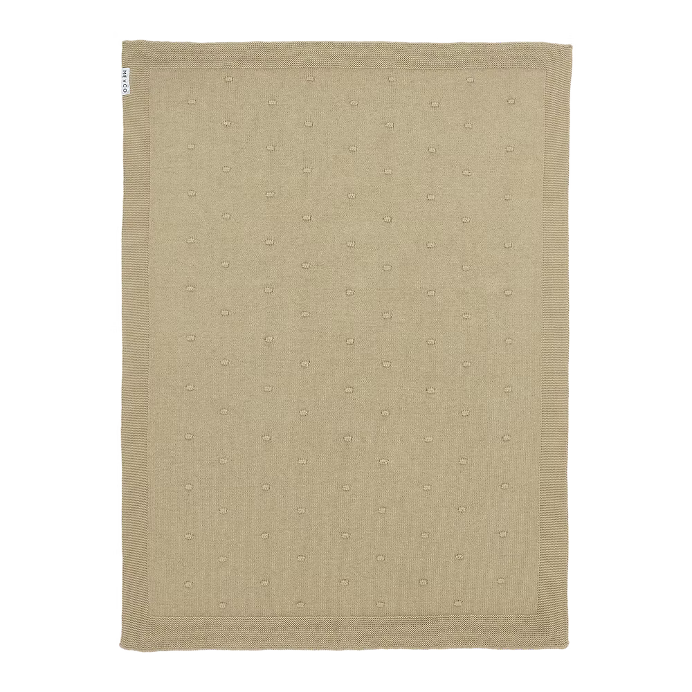 Deken Mini Knots - Sand 75x100cm