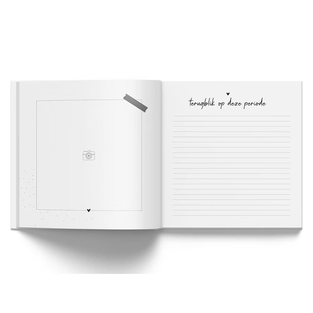 Mijn kraambezoekboek - Linnen Taupe