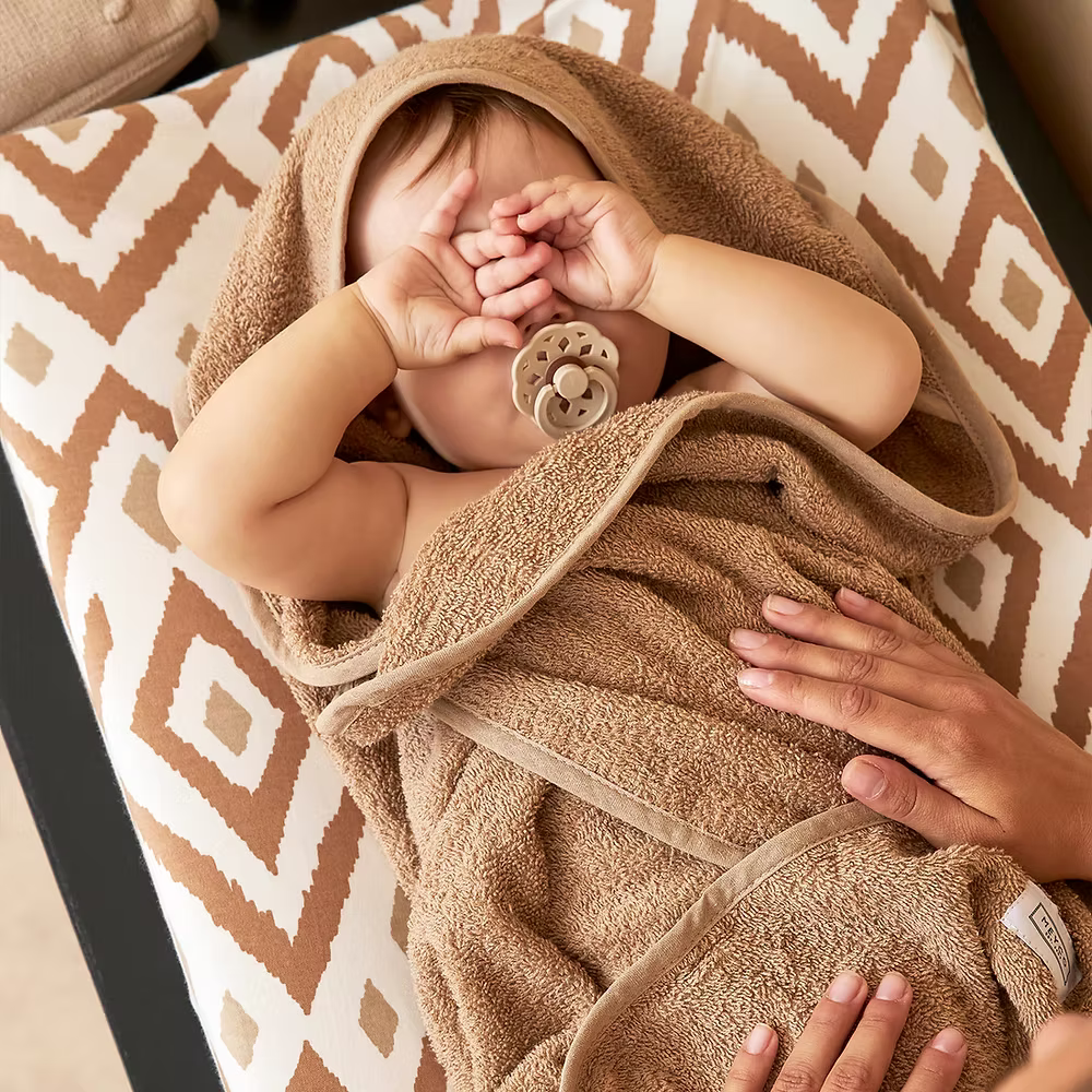 Badcape Badstof - Toffee